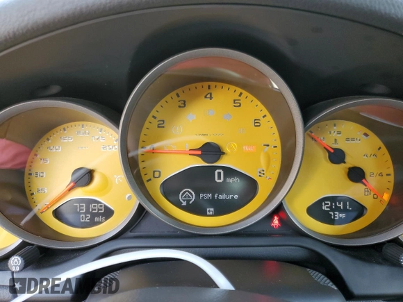 2005 Porsche 911 Turbo S with VIN WP0AB29995S741903, listed as a Copart auction lot 74755524 with 73,199 mi miles and Salvage Title. Bid and sale history available at carsss.com. Image 9.