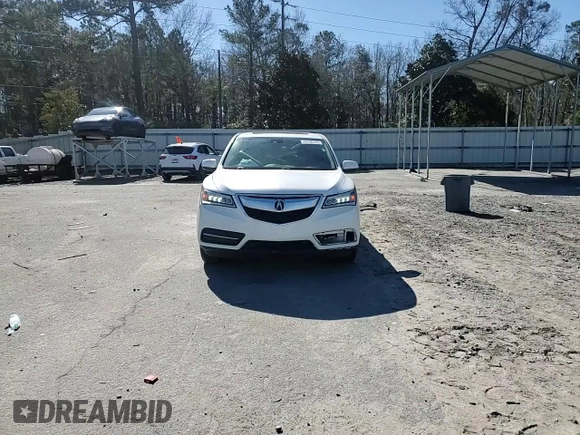 2015 Acura MDX Tech Pkg with VIN 5FRYD3H4XFB013234, listed as a Copart auction lot 46195785 with 156,628 mi miles and Salvage Title. Bid and sale history available at carsss.com. Image 12.