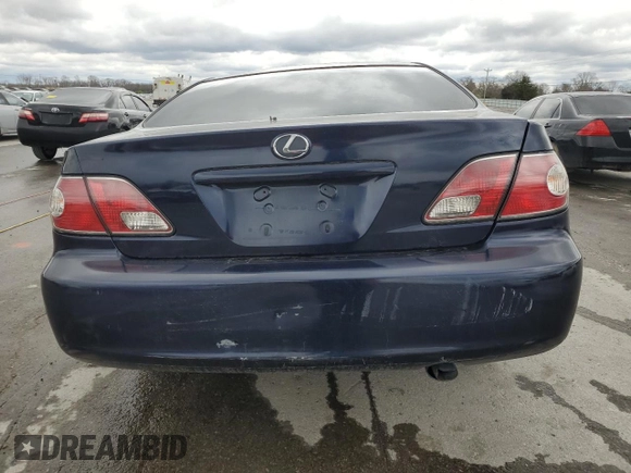 2003 Lexus ES 300 with VIN JTHBF30G830099594, listed as a Copart auction lot 49721375 with Not Provided miles and Salvage Title. Bid and sale history available at DreamBid. Image 6.