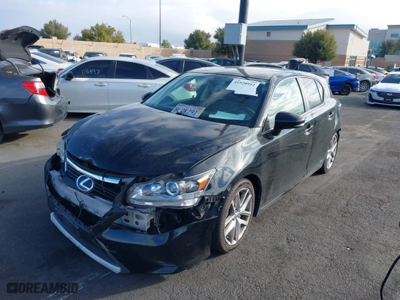 2014 Lexus CT 200h Hybrid with VIN JTHKD5BH1E2176451, listed as a IAAI auction lot 41520912 with 150,881 mi miles. Bid and sale history available at carsss.com. Image 24.