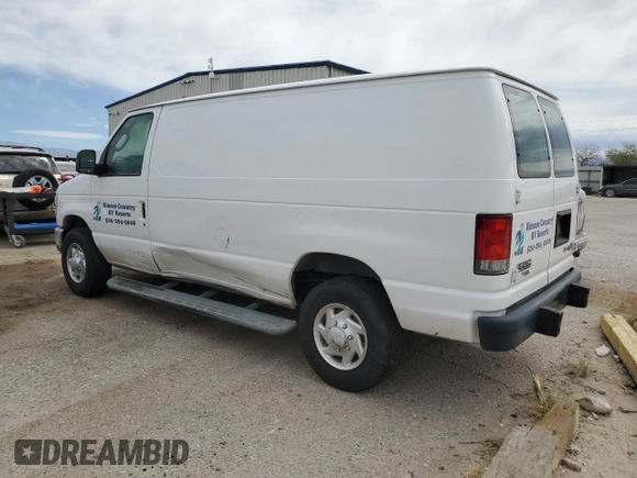 2014 Ford Econoline Cargo Commercial with VIN 1FTNE2EW3EDA13891, listed as a Copart auction lot 49907345 with 68,403 mi miles and Salvage title. Bid and sale history available at DreamBid. Image 2.
