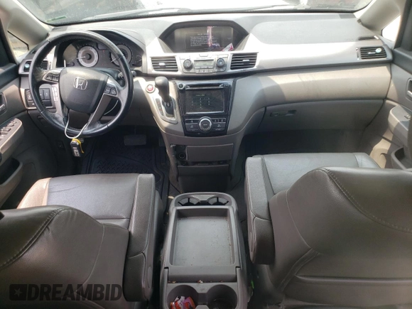 2014 Honda Odyssey EX-L with VIN 5FNRL5H6XEB072305, listed as a Copart auction lot 58487545 with 152,933 mi miles and Salvage title. Bid and sale history available at DreamBid. Image 8.