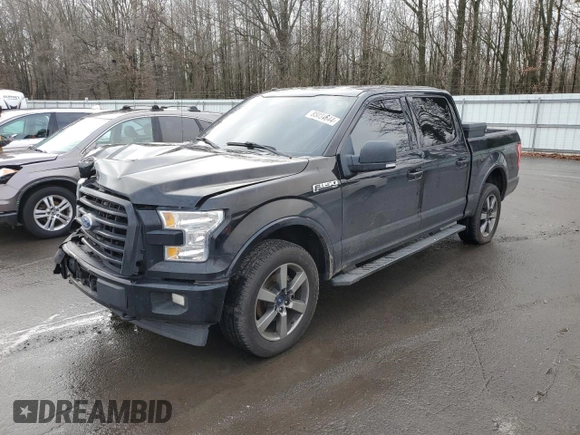 2017 Ford F-150 XL with VIN 1FTEW1EG3HKE32372, listed as a Copart auction lot 85034644 with 125,408 mi miles and Salvage Title. Bid and sale history available at DreamBid. Image 1.
