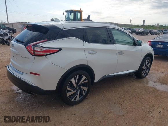 2018 Nissan Murano SV with VIN 5N1AZ2MG9JN167292, listed as a IAAI auction lot 42007243 with 141,191 mi miles and . Bid and sale history available at carsss.com. Image 4.