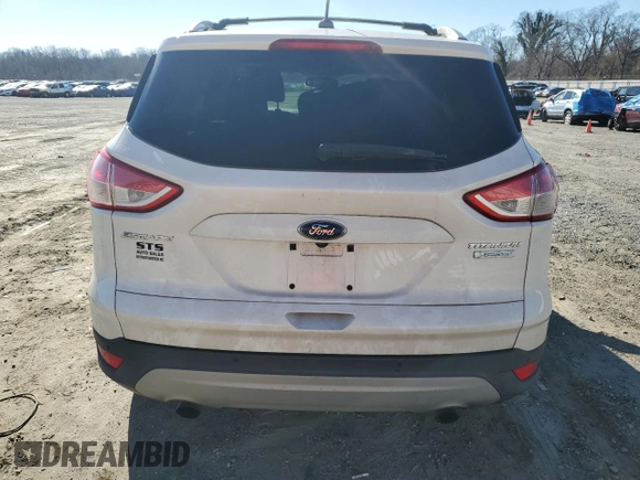 2013 Ford Escape Titanium с VIN 1FMCU0J96DUD67980, выставлен на аукционе Copart как лот 87187974 с пробегом 107 284 миль миль и Списание • Salvage title. История ставок и продаж доступна на DreamBid. Изображение 6.