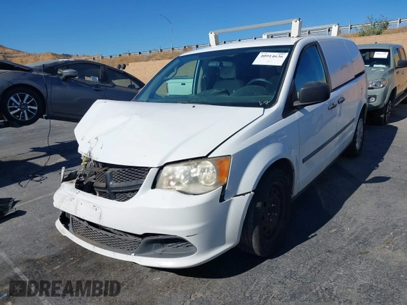 2014 Ram Cargo Van Tradesman with VIN 2C4JRGAG3ER379605, listed as a IAAI auction lot 40914636 with 156,793 mi miles. Bid and sale history available at carsss.com. Image 2.