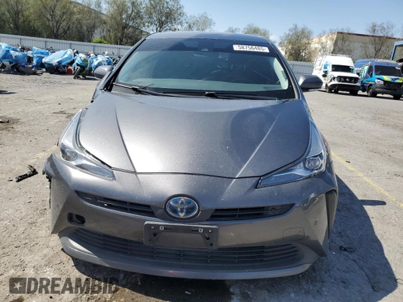 2022 Toyota Prius L Eco z VIN JTDKAMFU1N3157291, wystawiony jako Copart lot #58756485 z przebiegiem 69 737 mil mil oraz Szkoda całkowita • Salvage title. Historia ofert i sprzedaży dostępna na DreamBid. Obrazek 5.