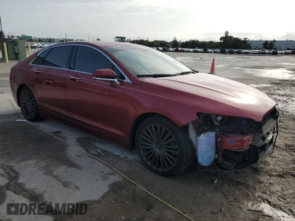 2018 Lincoln MKZ Reserve with VIN 3LN6L5FCXJR614034, listed as a Copart auction lot 73092144 with 53,338 mi miles and Salvage Title. Bid and sale history available at DreamBid. Image 4.