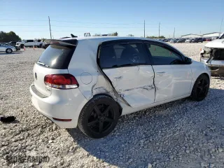 2013 Volkswagen Golf TDI w/Sunroof & Nav with VIN WVWNM7AJ0DW055514, listed as a Copart auction lot 81526564 with 111,386 mi miles and Salvage Title. Bid and sale history available at carsss.com. Image 3.