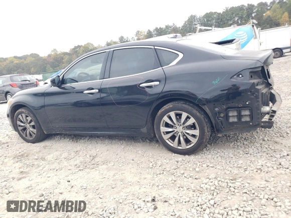 2012 Infiniti M37 with VIN JN1BY1AR7CM390910, listed as a Copart auction lot 78622824 with 153,570 mi miles and Salvage Title. Bid and sale history available at carsss.com. Image 2.