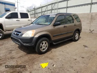 2002 Honda CR-V LX z VIN SHSRD78402U006535, wystawiony jako Copart lot #59995845 z przebiegiem 262 031 mil mil oraz Czysty tytuł • Clean title. Historia ofert i sprzedaży dostępna na DreamBid. Obrazek 1.