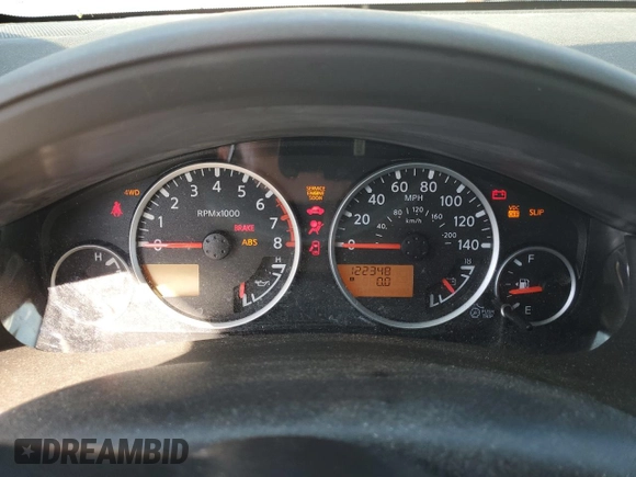 2011 Nissan Pathfinder S with VIN 5N1AR1NB4BC629834, listed as a Copart auction lot 61241345 with 122,348 mi miles and Salvage title. Bid and sale history available at DreamBid. Image 9.