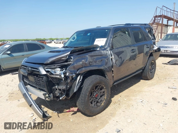 2023 Toyota 4Runner TRD Off Road Premium with VIN JTERU5JR1P6202743, listed as a IAAI auction lot 42021717 with 27,687 mi miles and . Bid and sale history available at DreamBid. Image 2.