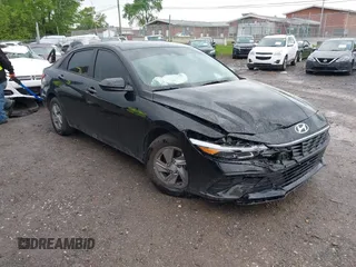2024 Hyundai Elantra SE with VIN KMHLL4DG3RU829049, listed as a IAAI auction lot 42102549 with 12,021 mi miles and . Bid and sale history available at DreamBid. Image 1.