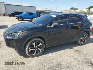 2021 Lexus NX 300h with VIN JTJGJRDZ3M2159756, listed as a Copart auction lot 61209455 with 66,139 mi miles and Salvage title. Bid and sale history available at DreamBid. Image 1.