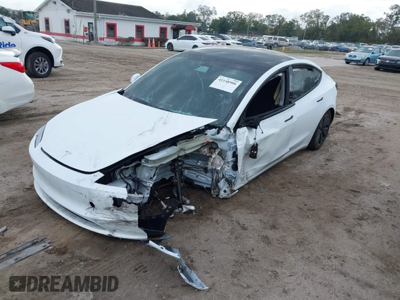 2024 Tesla Model 3 with VIN 5YJ3E1EA1RF869176, listed as a IAAI auction lot 41148906 with 1 mi miles. Bid and sale history available at carsss.com. Image 17.