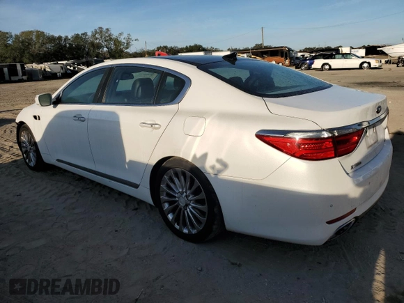 2017 Kia K900 Luxury with VIN KNALW4D45H6036076, listed as a Copart auction lot 83567944 with 59,820 mi miles and Salvage title. Bid and sale history available at DreamBid. Image 2.