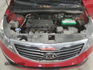 2012 Kia Sportage LX with VIN KNDPB3A29C7224695, listed as a Copart auction lot 53235665 with Not provided miles and Salvage title. Bid and sale history available at DreamBid. Image 12.