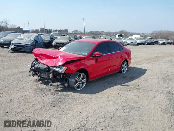2015 Volkswagen Jetta Sedan 2.0T GLI SE with VIN 3VW5T7AJ2FM293898, listed as a IAAI auction lot 41753985 with 129,516 mi miles. Bid and sale history available at carsss.com. Image 2.
