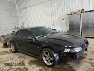 2001 Ford Mustang GT Deluxe with VIN 1FAFP42X51F230659, listed as a Copart auction lot 44784605 with 185,358 mi miles and Salvage Title. Bid and sale history available at carsss.com. Image 4.