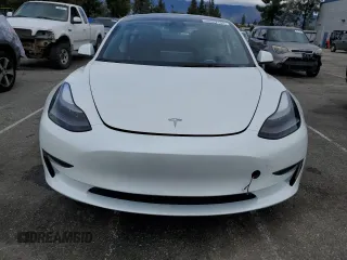 2023 Tesla Model 3 with VIN 5YJ3E1EA2PF569109, listed as a Copart auction lot 48527155 with 30,458 mi miles and Salvage Title. Bid and sale history available at carsss.com. Image 5.