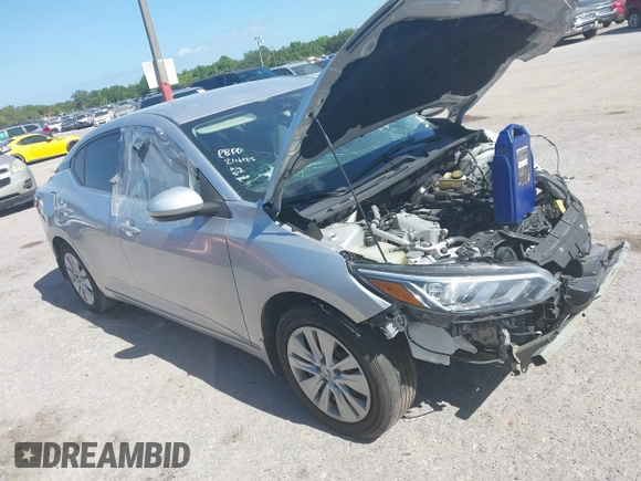 2020 Nissan Sentra S with VIN 3N1AB8BV5LY275270, listed as a IAAI auction lot 42167212 with 42,196 mi miles. Bid and sale history available at carsss.com. Image 1.