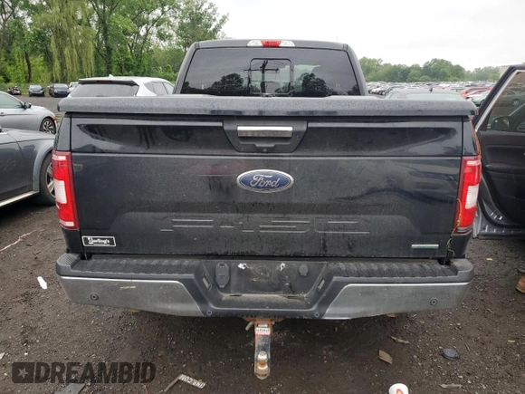 2018 Ford F-150 XL with VIN 1FTEX1EP8JFB61160, listed as a Copart auction lot 59914935 with 97,564 mi miles and Salvage title. Bid and sale history available at DreamBid. Image 6.
