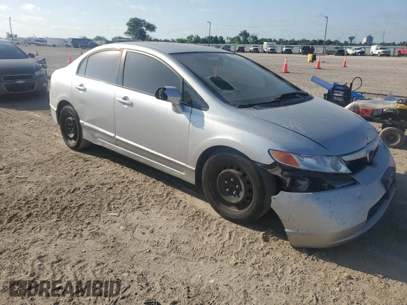 2006 Honda Civic LX with VIN 1HGFA165X6L108411, listed as a Copart auction lot 52946325 with 240,984 mi miles and Salvage Title. Bid and sale history available at DreamBid. Image 4.