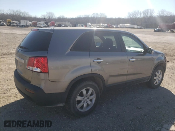 2011 Kia Sorento LX with VIN 5XYKT3A11BG089129, listed as a Copart auction lot 42789644 with 150,394 mi miles and Salvage Title. Bid and sale history available at carsss.com. Image 3.