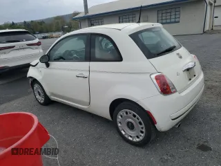 2015 FIAT 500 Pop with VIN 3C3CFFAR5FT696219, listed as a Copart auction lot 54511235 with 73,385 mi miles and Salvage Title. Bid and sale history available at carsss.com. Image 2.
