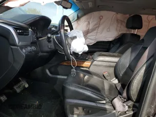 2015 Chevrolet Tahoe LTZ z VIN 1GNSKCKC4FR626030, wystawiony jako Copart lot #56280805 z przebiegiem Nie podano mil oraz Szkoda całkowita • Salvage title. Historia ofert i sprzedaży dostępna na DreamBid. Obrazek 7.
