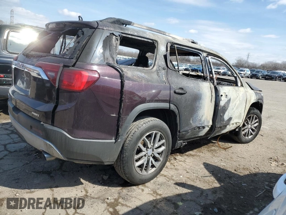 2017 GMC Acadia SLE with VIN 1GKKNSLS5HZ303239, listed as a Copart auction lot 47693574 with Not Provided miles and Non Repairable. Bid and sale history available at carsss.com. Image 3.