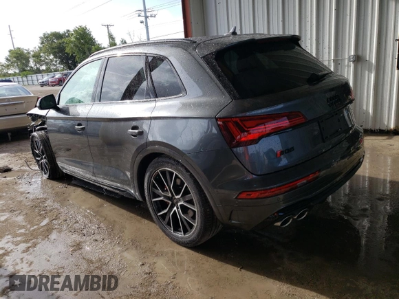 2023 Audi SQ5 Premium Plus with VIN WA1B4AFY5P2035643, listed as a Copart auction lot 59075603 with 4,277 mi miles. Bid and sale history available at carsss.com. Image 2.