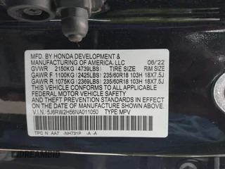 2022 Honda CR-V EX z VIN 5J6RW2H56NA011050, wystawiony jako IAAI lot #41906676 z przebiegiem 60 356 mil mil oraz . Historia ofert i sprzedaży dostępna na DreamBid. Obrazek 9.