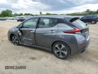 2019 Nissan LEAF SV with VIN 1N4AZ1CP1KC306883, listed as a Copart auction lot 58795165 with Not provided miles and Salvage title. Bid and sale history available at DreamBid. Image 2.