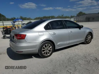 2015 Volkswagen Jetta Sedan 1.8T SE w/Connectivity with VIN 3VWD07AJ3FM277990, listed as a Copart auction lot 53229895 with 207,427 mi miles and Clean Title. Bid and sale history available at carsss.com. Image 3.