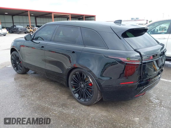 2024 Land Rover Range Rover Velar Dynamic SE with VIN SALYL2EX1RA368859, listed as a IAAI auction lot 42163428 with 7,586 mi miles and . Bid and sale history available at DreamBid. Image 3.