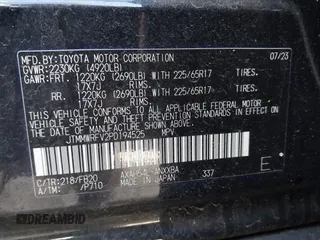 2023 Toyota RAV4 Hybrid LE with VIN JTMMWRFV2PD194525, listed as a IAAI auction lot 41706111 with 53,128 mi miles. Bid and sale history available at carsss.com. Image 9.