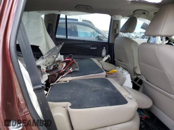 2021 Honda Pilot EX-L with VIN 5FNYF6H51MB060655, listed as a Copart auction lot 46318785 with Not Provided miles and Salvage Title. Bid and sale history available at DreamBid. Image 11.