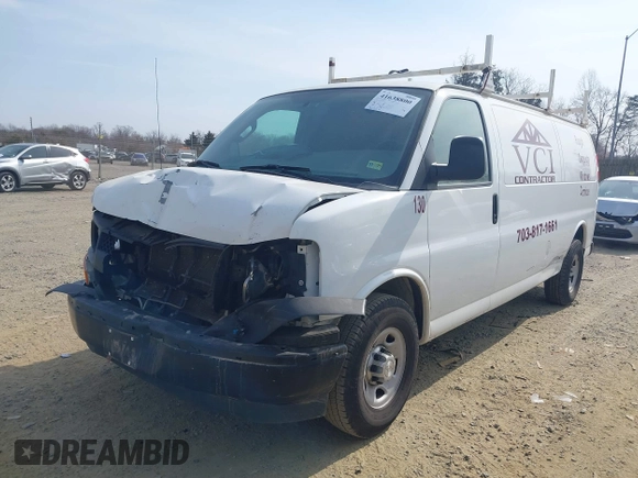 2017 Chevrolet Express Cargo Van with VIN 1GCZGHFG5H1349912, listed as a IAAI auction lot 41638800 with 126,262 mi miles. Bid and sale history available at carsss.com. Image 17.