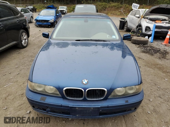 2001 BMW 5 Series 530iA with VIN WBADT63401CF09211, listed as a Copart auction lot 52644055 with 191,141 mi miles and Clean Title. Bid and sale history available at carsss.com. Image 5.