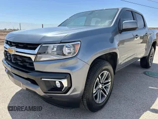 2021 Chevrolet Colorado 4WD Work Truck with VIN 1GCGTBENXM1216895, listed as a Copart auction lot 52322155 with 90,542 mi miles and Salvage Title. Bid and sale history available at carsss.com. Image 2.