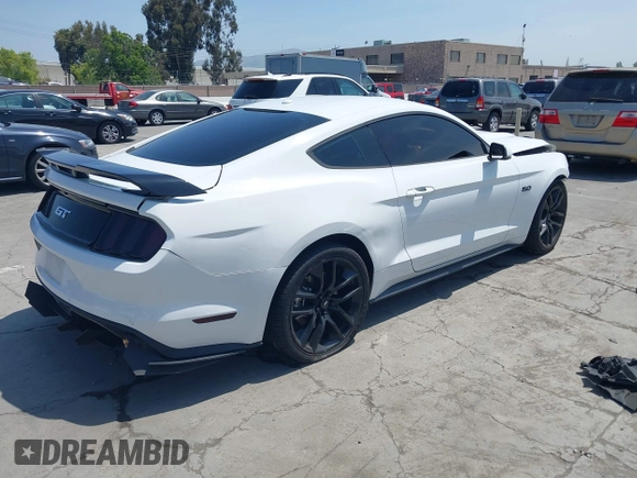 2015 Ford Mustang GT with VIN 1FA6P8CF5F5314703, listed as a IAAI auction lot 42151246 with 96,283 mi miles and . Bid and sale history available at carsss.com. Image 4.
