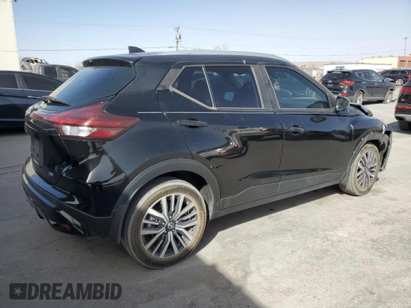 2023 Nissan Kicks SV with VIN 3N1CP5CV5PL558682, listed as a Copart auction lot 48479315 with 21,903 mi miles and Salvage Title. Bid and sale history available at DreamBid. Image 3.