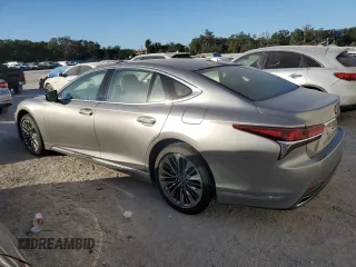 2018 Lexus LS with VIN JTHB51FF2J5005005, listed as a Copart auction lot 76976514 with 43,698 mi miles and Salvage Title. Bid and sale history available at carsss.com. Image 2.