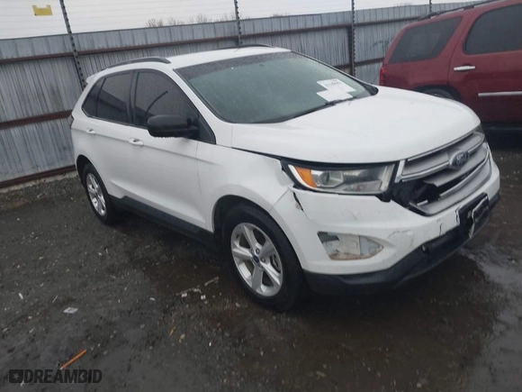 2017 Ford Edge SE with VIN 2FMPK4G92HBB02250, listed as a IAAI auction lot 41149982 with 108,505 mi miles. Bid and sale history available at carsss.com. Image 1.