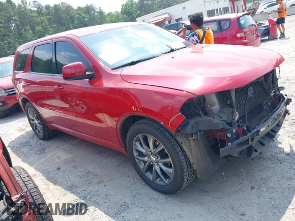 2015 Dodge Durango SXT with VIN 1C4RDHAG9FC194475, listed as a IAAI auction lot 42352335 with 111,965 mi miles and . Bid and sale history available at DreamBid. Image 1.