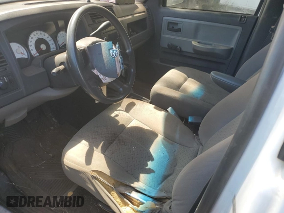 2008 Dodge Dakota ST with VIN 1D7HE22K28S522360, listed as a Copart auction lot 66513574 with 189,222 mi miles and Clean Title. Bid and sale history available at carsss.com. Image 7.