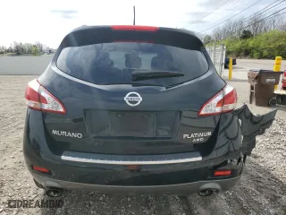 2014 Nissan Murano SL with VIN JN8AZ1MW3EW532642, listed as a Copart auction lot 51104805 with 94,349 mi miles and Salvage Title. Bid and sale history available at carsss.com. Image 6.