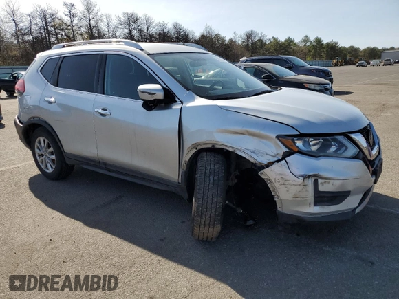 2018 Nissan Rogue SV with VIN KNMAT2MV3JP601795, listed as a Copart auction lot 54377365 with 167,747 mi miles and Salvage Title. Bid and sale history available at carsss.com. Image 4.